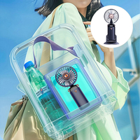Portable Handheld Rechargeable Fan with Base