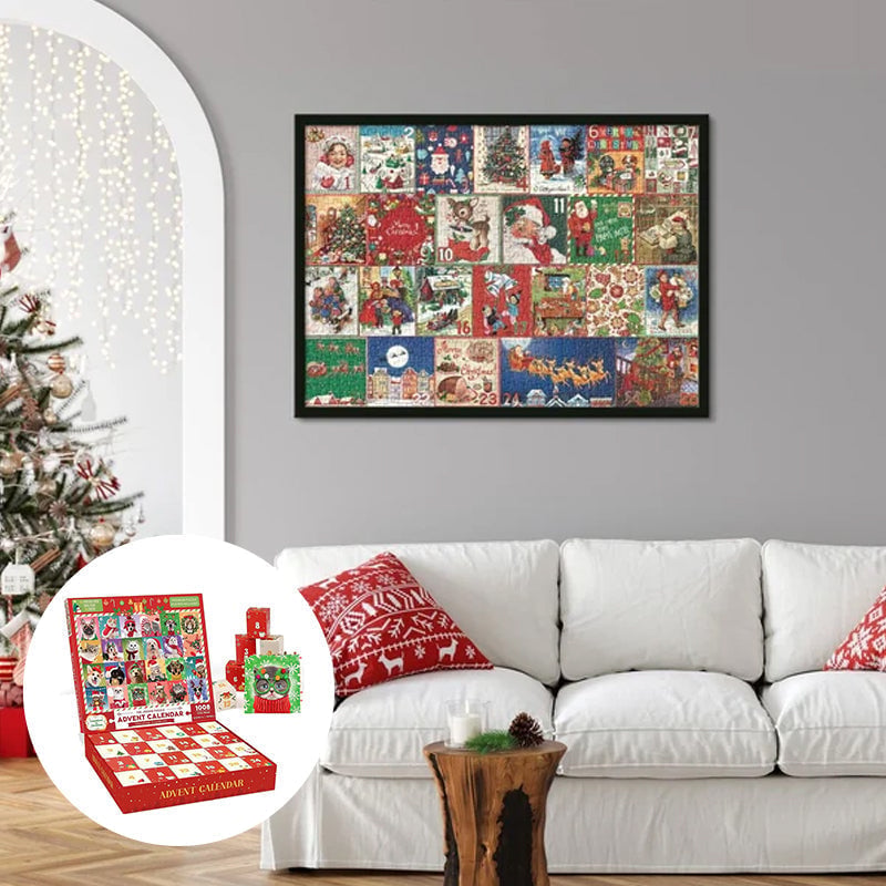 🎄Christmas Advent Calendar Jigsaw Puzzle 🧩【Christmas pet】