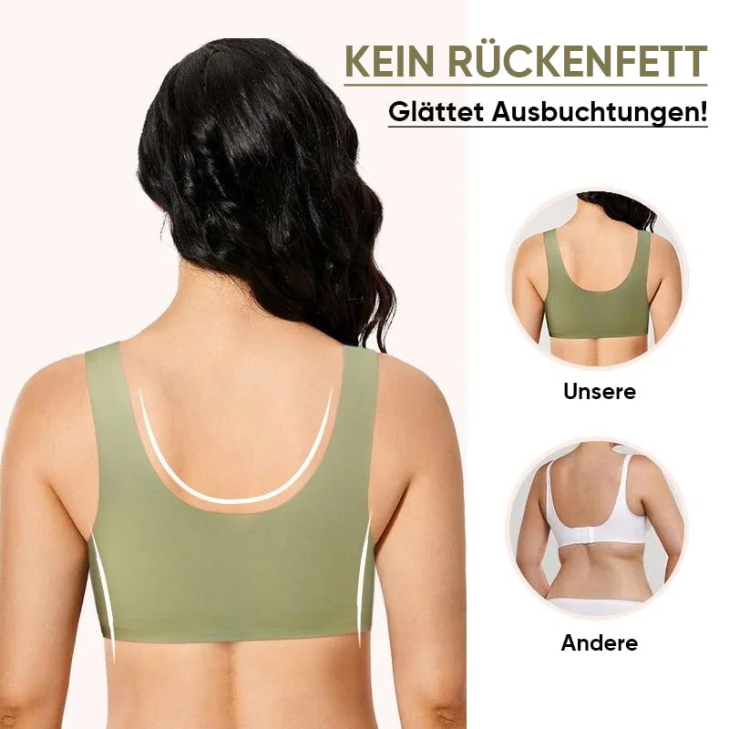 Bequemer Spitzen-BH mit Knöpfen vorne