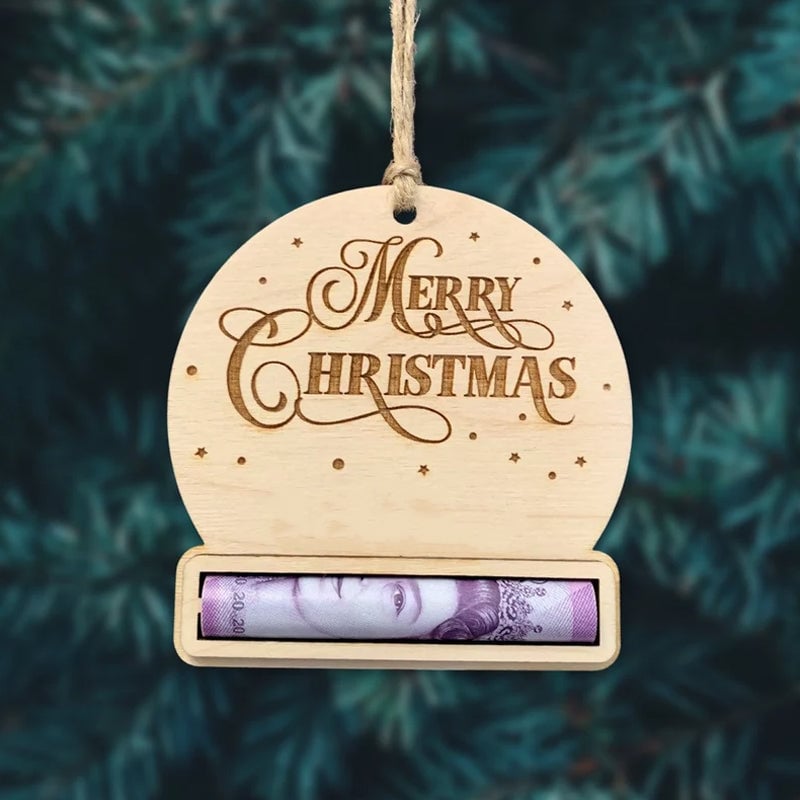 Cadeau de Noël en espèces
