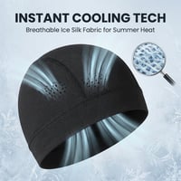 Cooling Ice Silk Cycling Cap