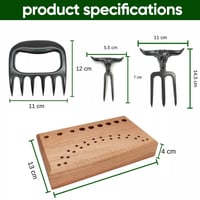 SAKER® 14-piece Bear Claw Grill Kit
