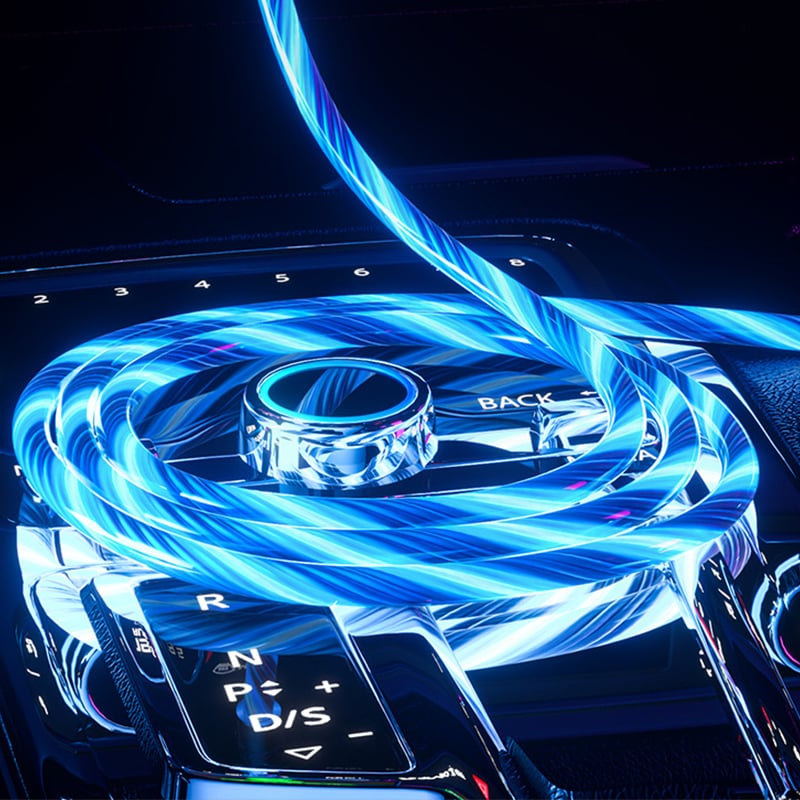 Rotating head streamer data cable