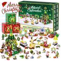Sakerplus New Advent Calendar Children's Christmas Building Blocks