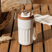 Coffee Thermos With Temperature Indicator
