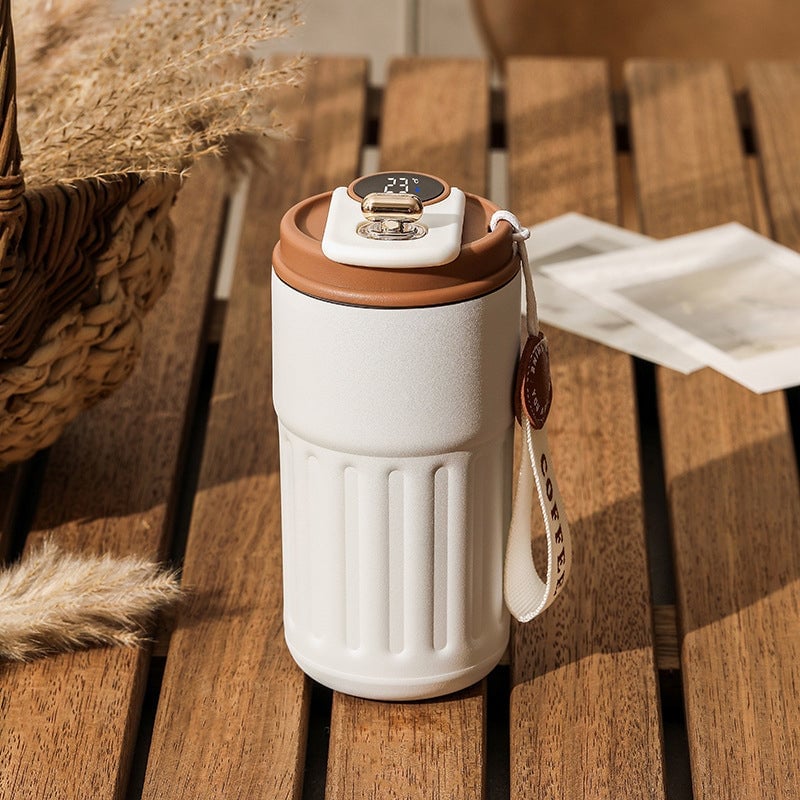 Coffee Thermos With Temperature Indicator