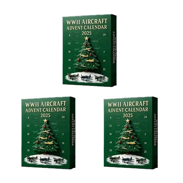 2025 Aircraft Advent Calendar World War II Plane