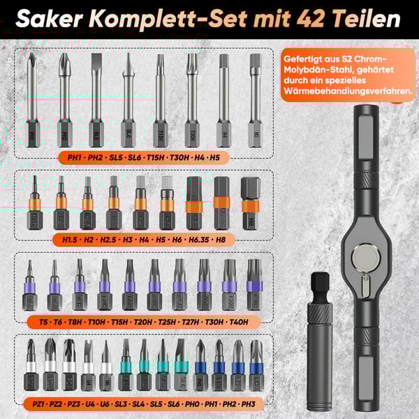 Ratschen-Schraubendreher Set 24-in-1