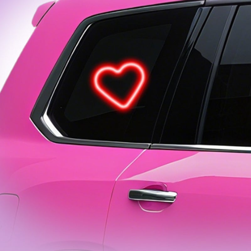 Solar Heart LED Car Ambient Light
