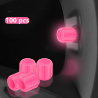 Universal Fluorescent Tire Valve Caps (4 PCS/Set)