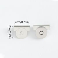 Metal seamless magnetic buckle