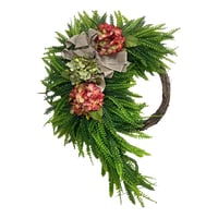 Garden-Style Hydrangea Wreath
