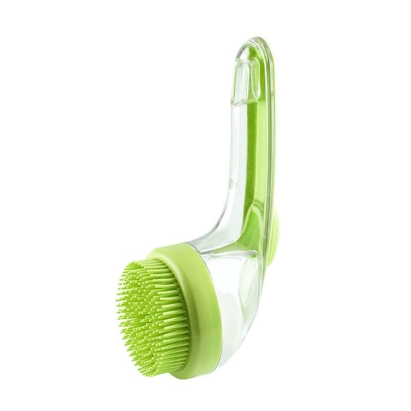 Press-to-Dispense Bath Brush (18 cm)