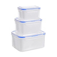 New Food Storage Containers for Fridge with Removable Colander