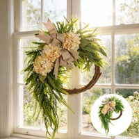 Garden-Style Hydrangea Wreath