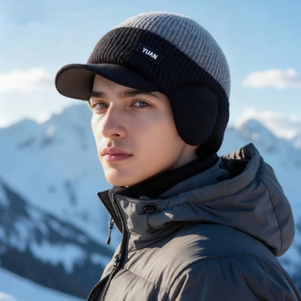 Windproof Thermal Cap with Visor
