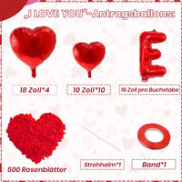 Valentinstag-Ballondekorationen