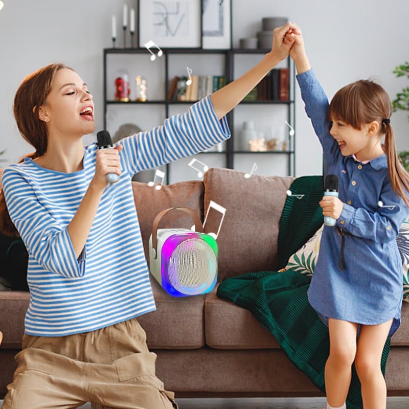 Bluetooth-Mikrofon Integrierter Mini-Karaoke-Lautsprecher