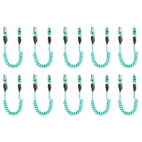 Spring retractable 4 in 1 65w fast charging data cable
