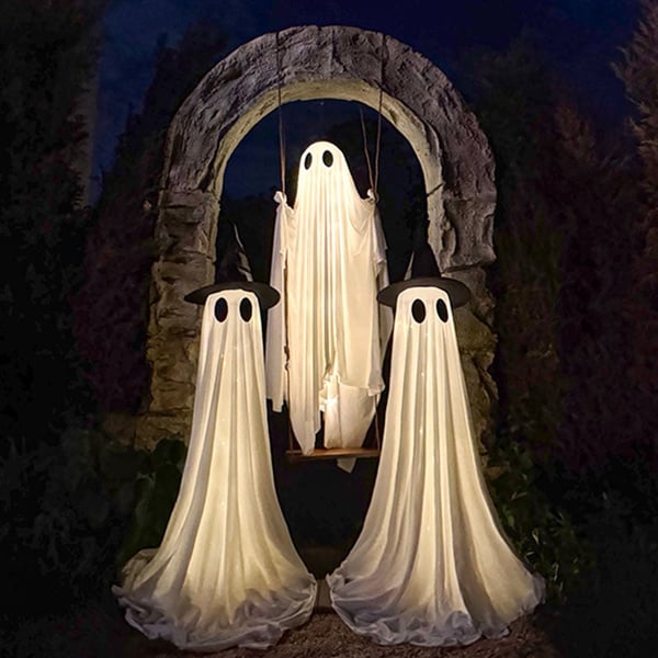 Halloween Dekoration Geister Anhänger Leuchtender Anhänger