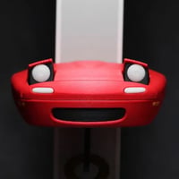 Retro autosleutelhanger met open koplampen
