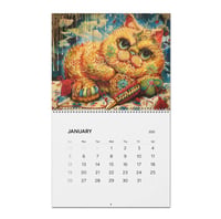  Heklede Katter Veggkalender (2025)