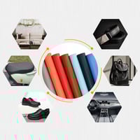 Self-adhesive leather refinisher