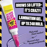 Strong Hold Brow Lamination Gel with Built-In Styling Comb