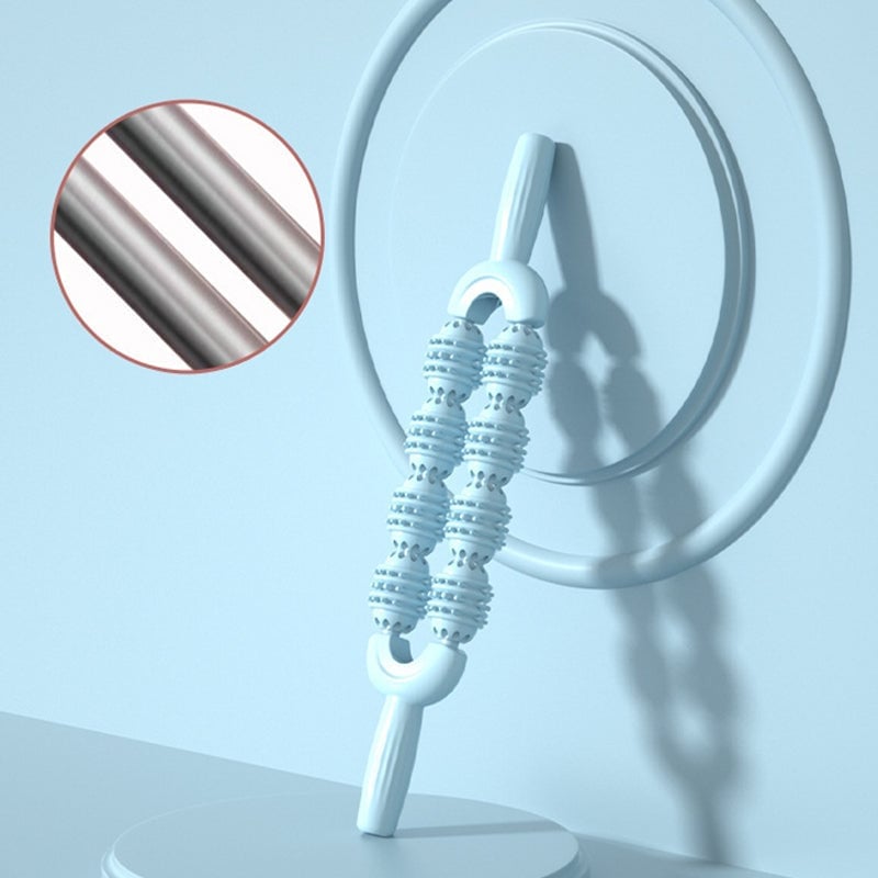8-Wiel Sensory Massage Stick met twee rijen