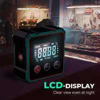 Magnetic Digital Angle Finder with Electronic Laser