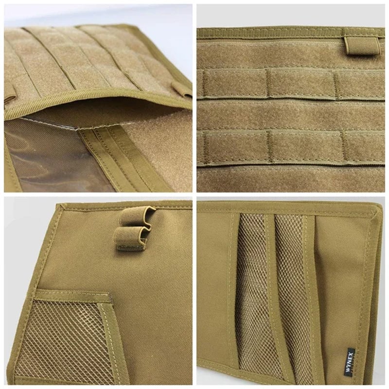 Organizzatore tattico per alette parasole da auto