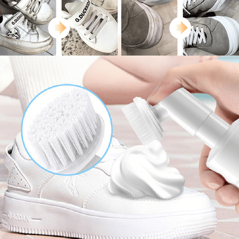 No-Wipe Foam White Shoe Cleaner