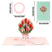 Paper Love 3D Cherry Blossom Flower Bouquet