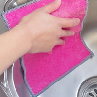 Verdikte schoonmaakdoek van zilverdraad