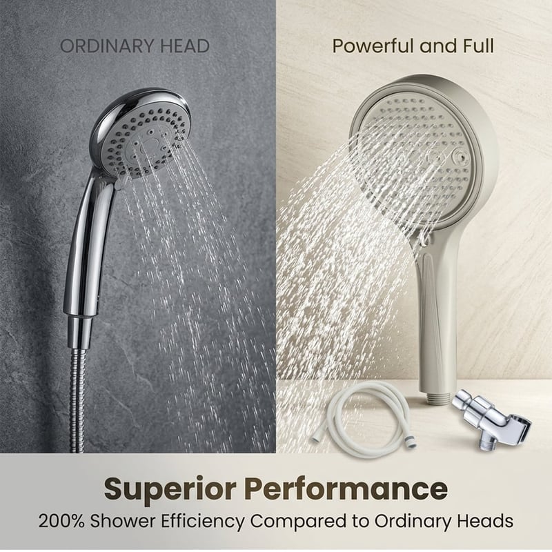 High-Pressure Handheld Shower Spray Set