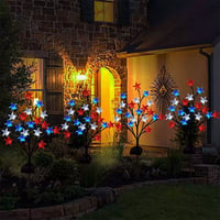 Outdoor Independence Day Decorative Light Post