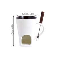 Multi-Functional Ceramic Fondue Mug