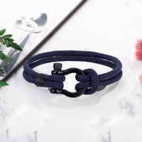 Love You Forever Nautical Braided Rope Bracelet - To My Son/Grandson