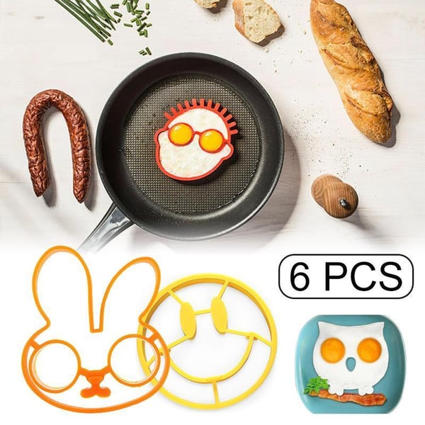 Fun Breakfast Molds with Egg Separator