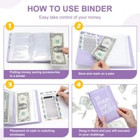 100 Days Money Saving Challenge Budget Storage Book