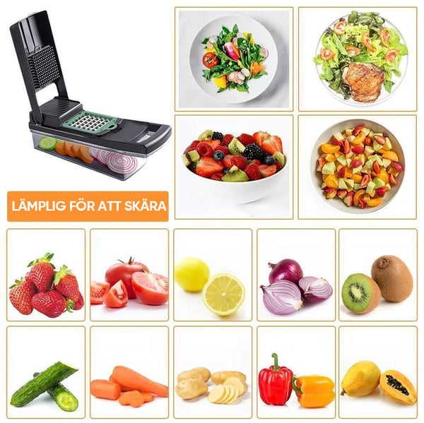 Multifunktionellt grönsaksskärset