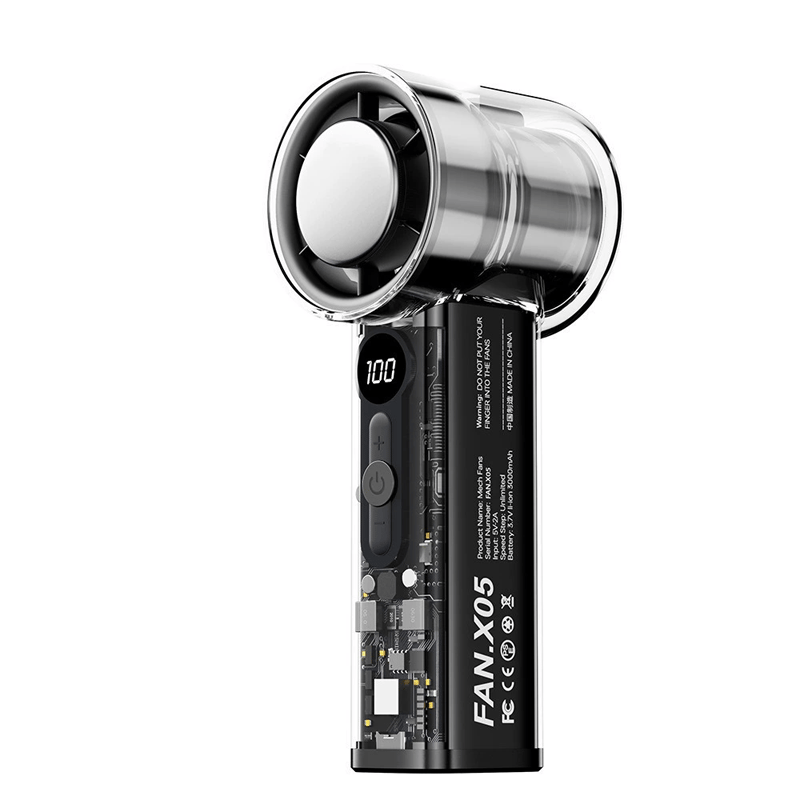 Transparent Mecha USB Turbo Fan with Semiconductor Cooling