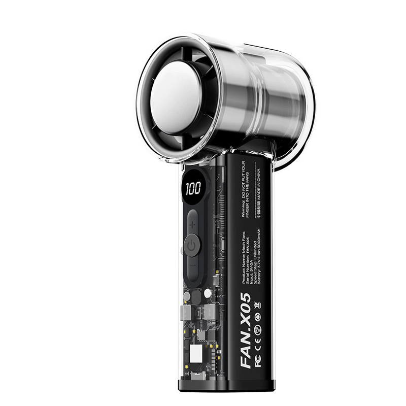 Transparent Mecha USB Turbo Fan with Semiconductor Cooling