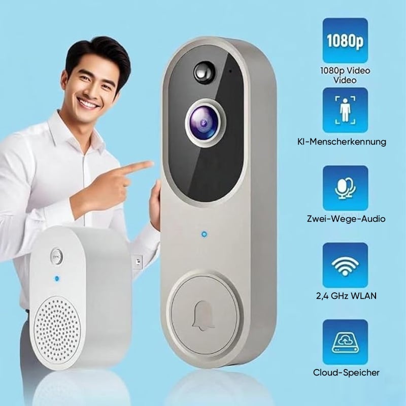 Saker Kabellose Türklingel-Kamera