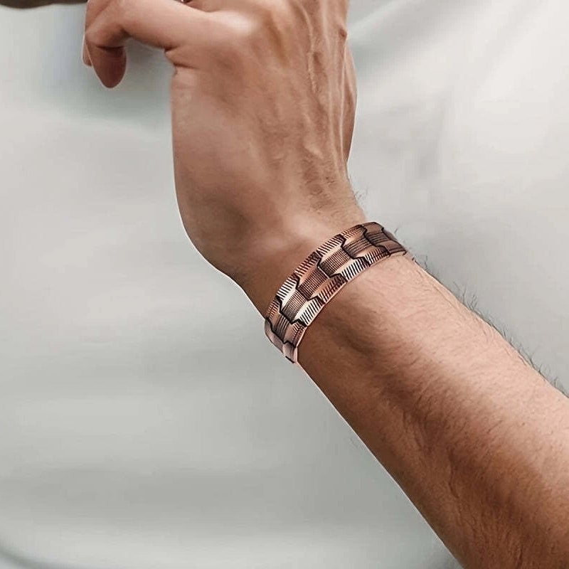 【sale】Ultrastarkt magnetiskt koppararmband