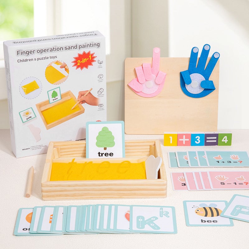 2-in-1 Sand Drawing & Educational Set