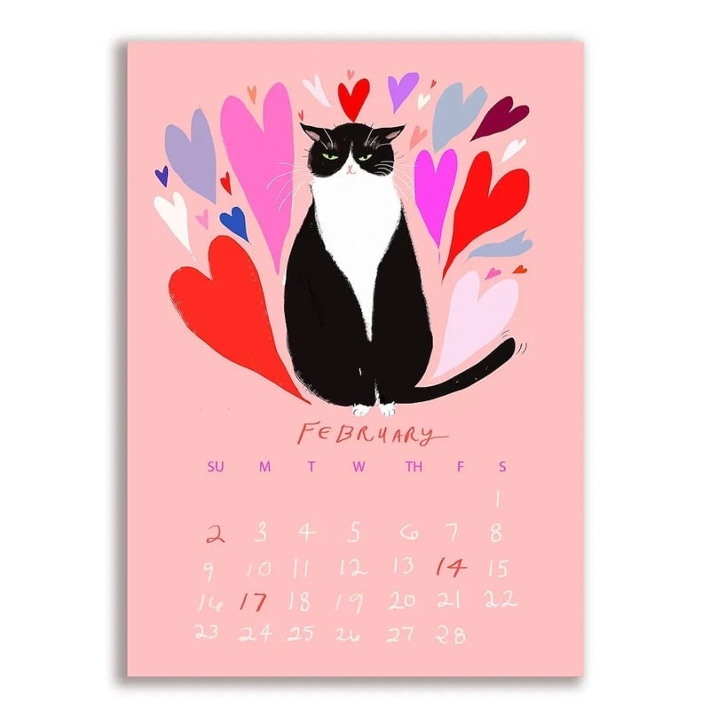 🎄Christmas Hot Sale | 🖼️2025 Dancing Cat Calendar