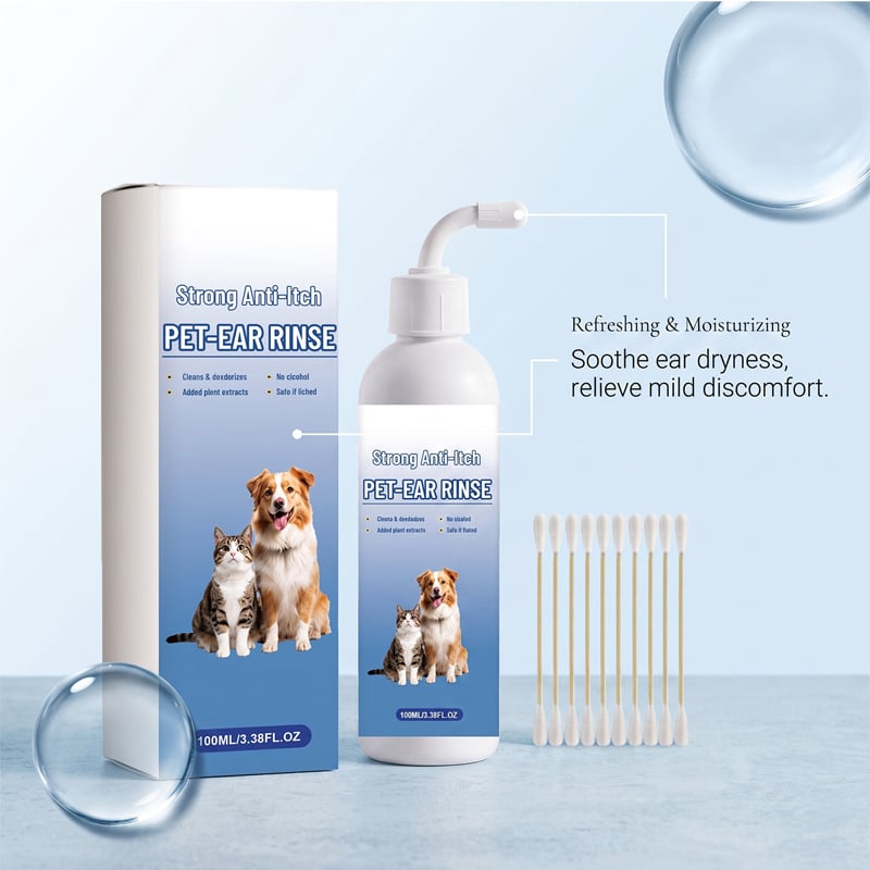 Gentle Antimicrobial Plant-Based Pet Ear Rinse