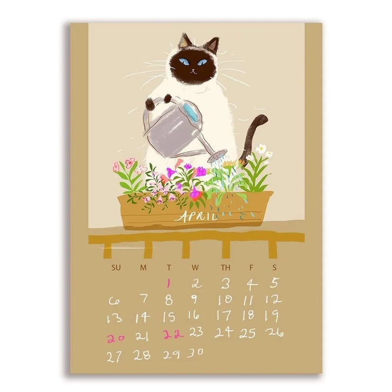 🎄Christmas Hot Sale | 🖼️2025 Dancing Cat Calendar