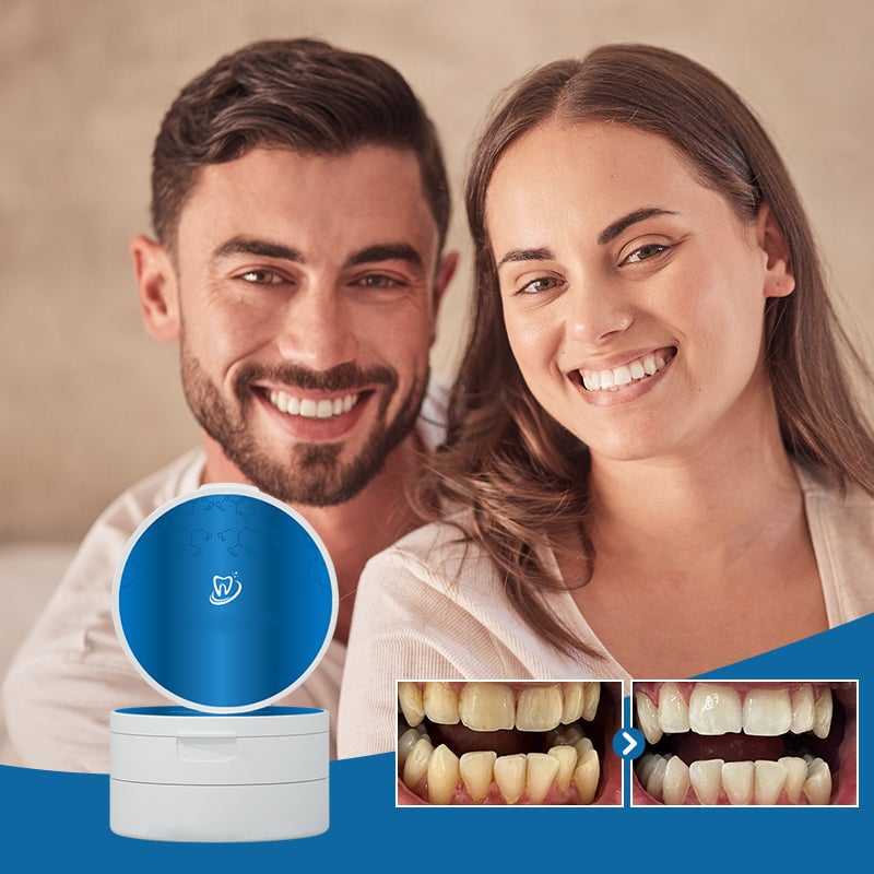 Door tandartsen goedgekeurd poeder voor het bleken van tanden